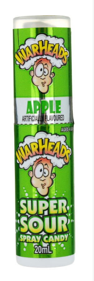 Warhead sour spray 3 flavours 20ml