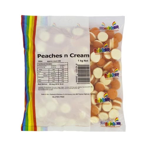 Rainbow Zew Zealand Peach And Creams 110g to 1kg