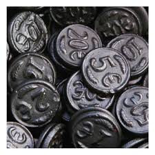 Dutch cci Munten Drop Licorice coins