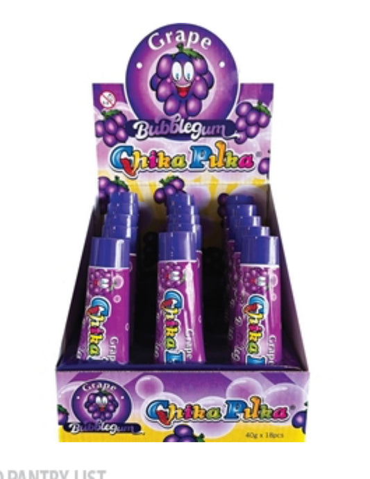 Chika Puka Gum Grape 40g