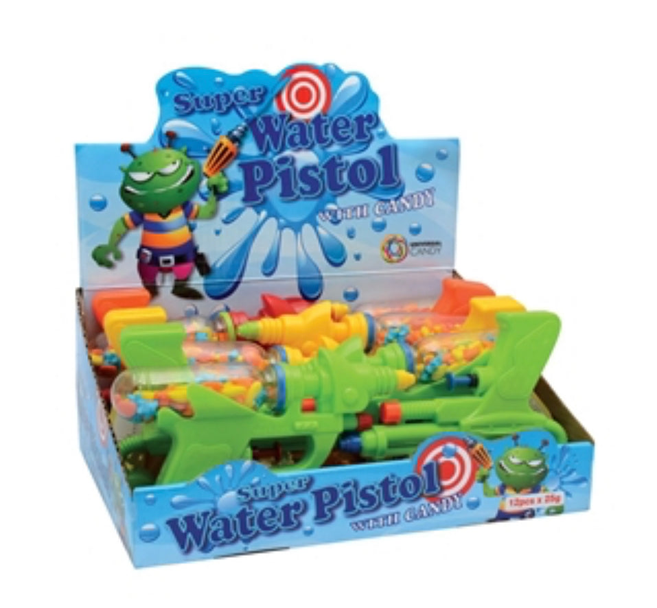 Super water pistol with candy 25g