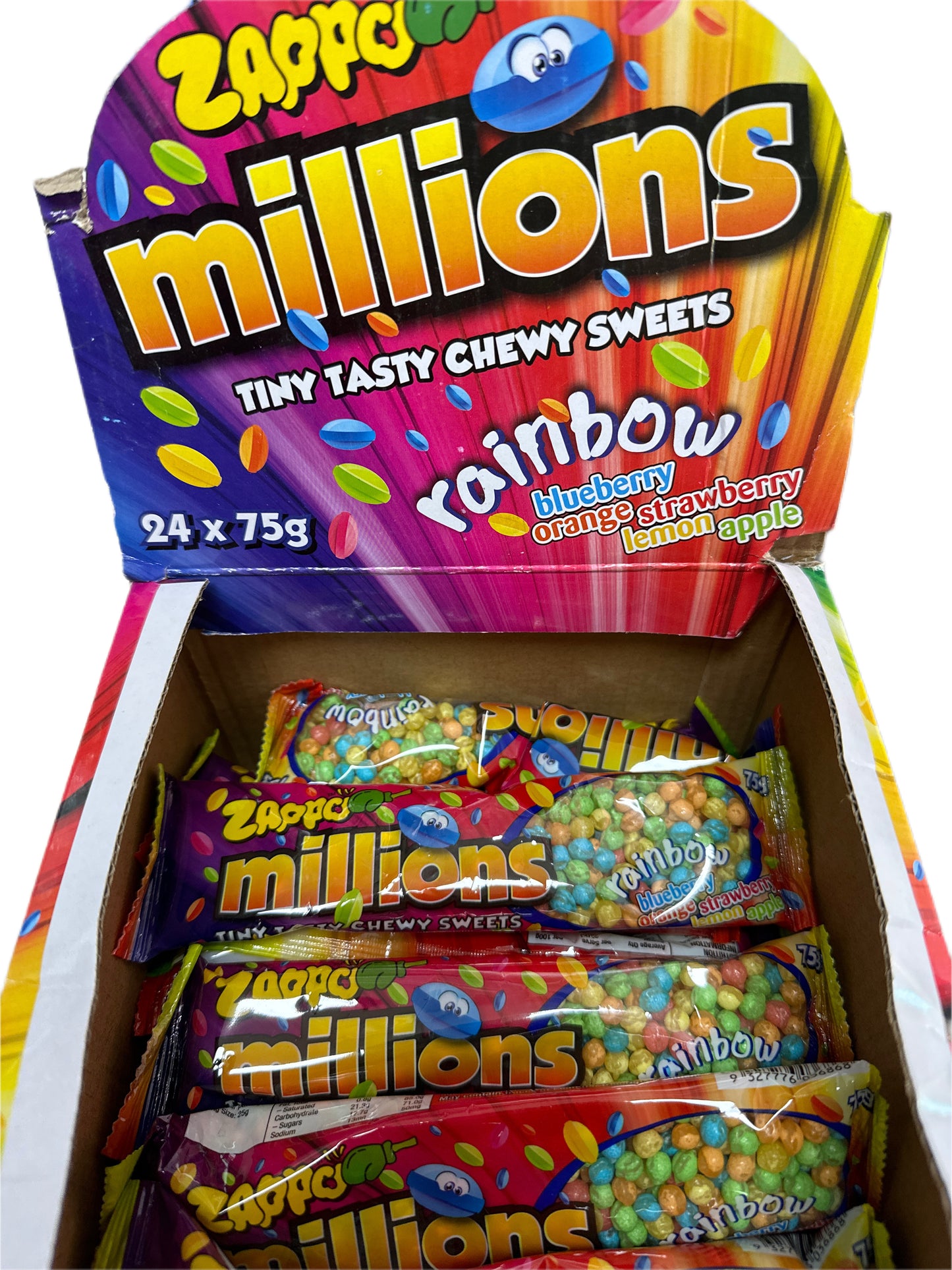 Zappo Millions 75g Three Flavours