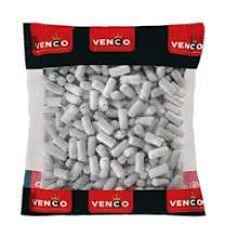 Venco schoolkrijt drop / Chalk Licorice 80g to 1kg