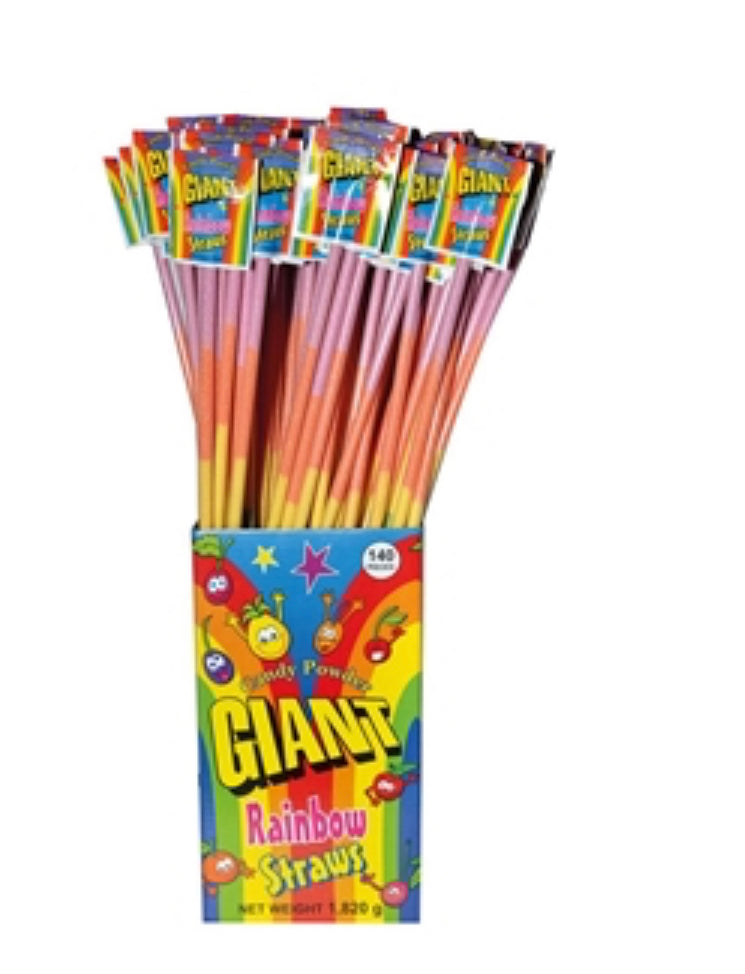 Giant Rainbow Straw 13g