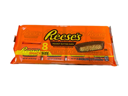 Usa Reeses Peanut butter snack size cup 8pack