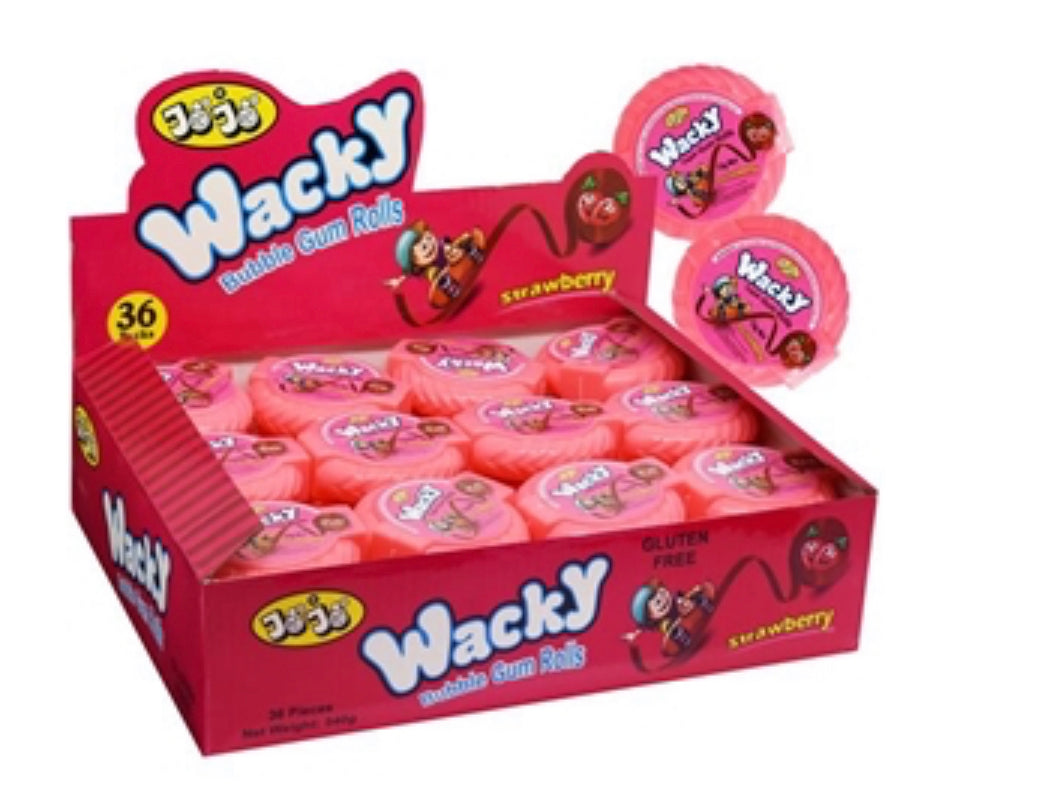 Wacky Strawberry Gum 15g Gluten Free