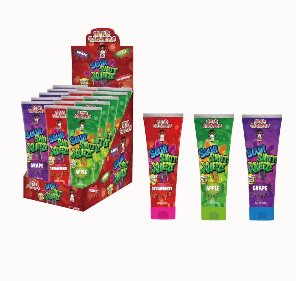 Sour Snot Squeeze 3 Great Flavours 120g