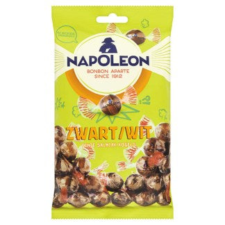 Napoleon – Dutch Black-White Salmiak Balls (Zwart-Wit Ballen) 225g