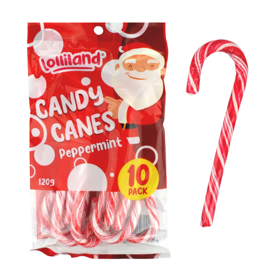 Christmas Lolliland’s peppermint candy cane 10 pack