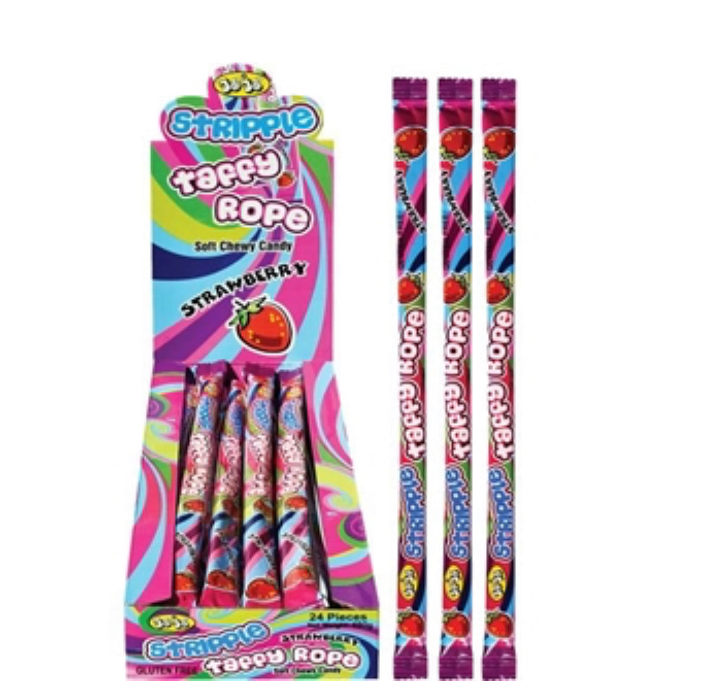 JoJo Taffy Rope Strawberry  25g