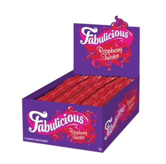 Fabulicious Raspberry Twisters 140g to 1kg