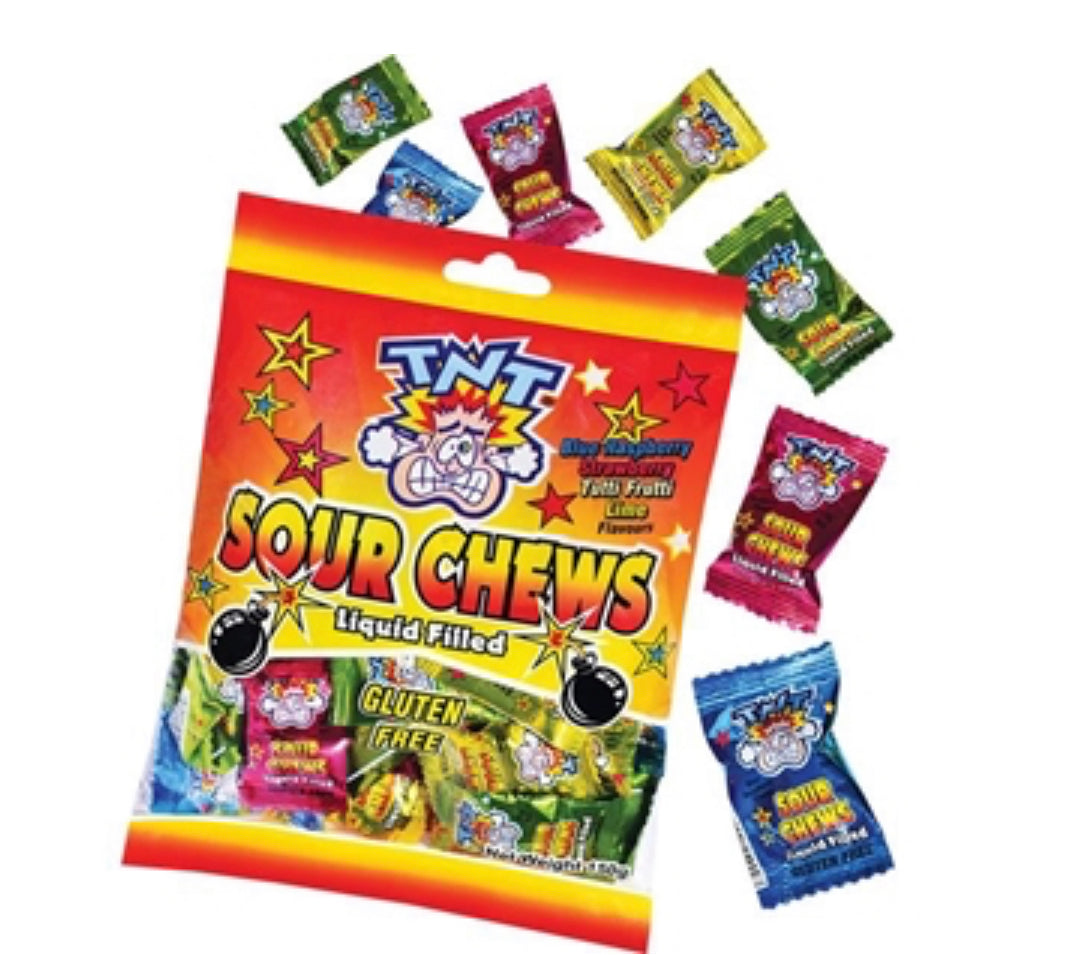 TNT Sour Chews 120g to 1kg