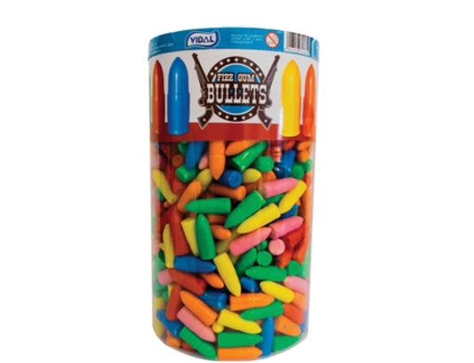 Vidal Fizz Gum Bullets 110g to 1.9kg