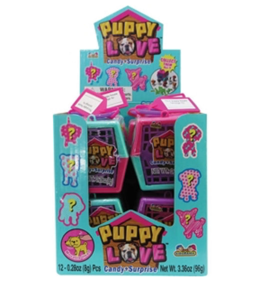 Puppy Love Series 2 toy dog+dog kennel+candy bones to eat 8g.            (6 dogs to collect)