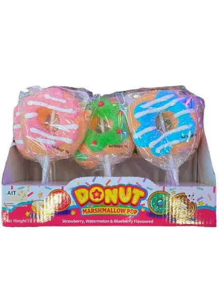 Donut marshmallow pop