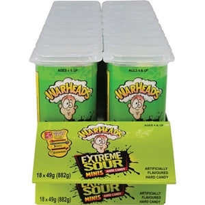 Warhead extreme sour mini hard candy 49g