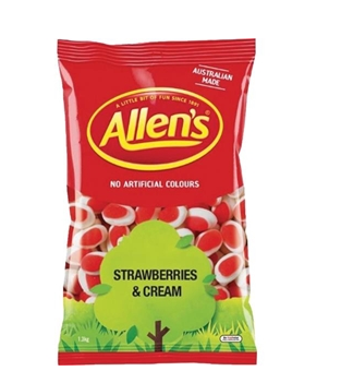 Allens Strawberry and cream 160g to 1.3kg