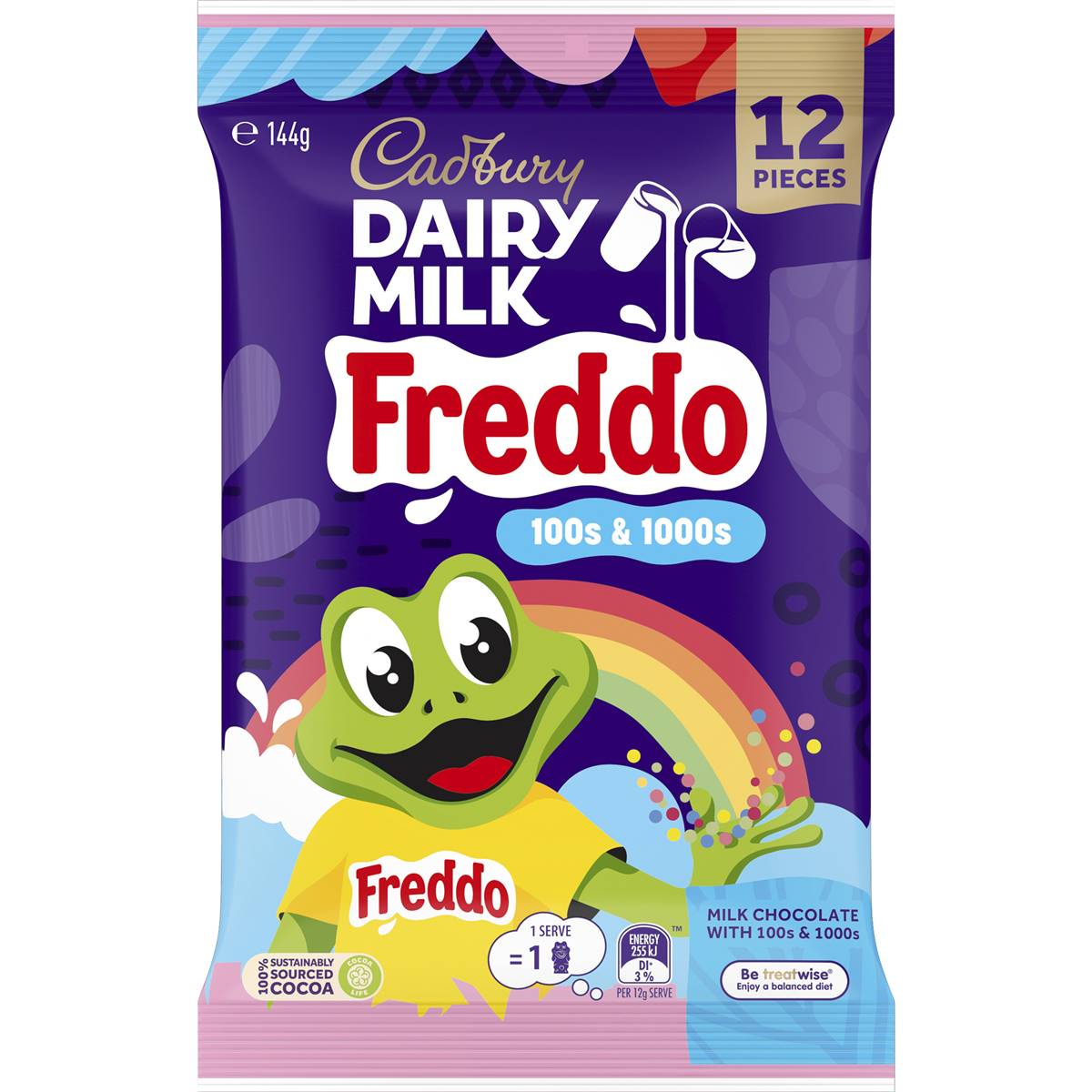 Dairy milk freddo 100s &1000s limited time only