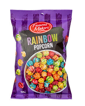 Famous Maker Rainbow popcorn  350g