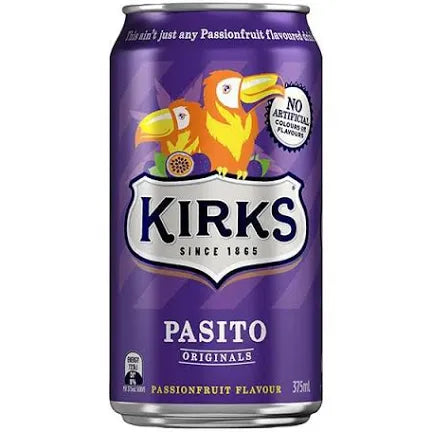 Kirks soft drink cans 375 mils