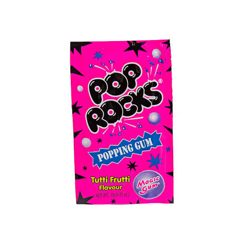 Pop Rocks Tutti Fruitti Popping Gum