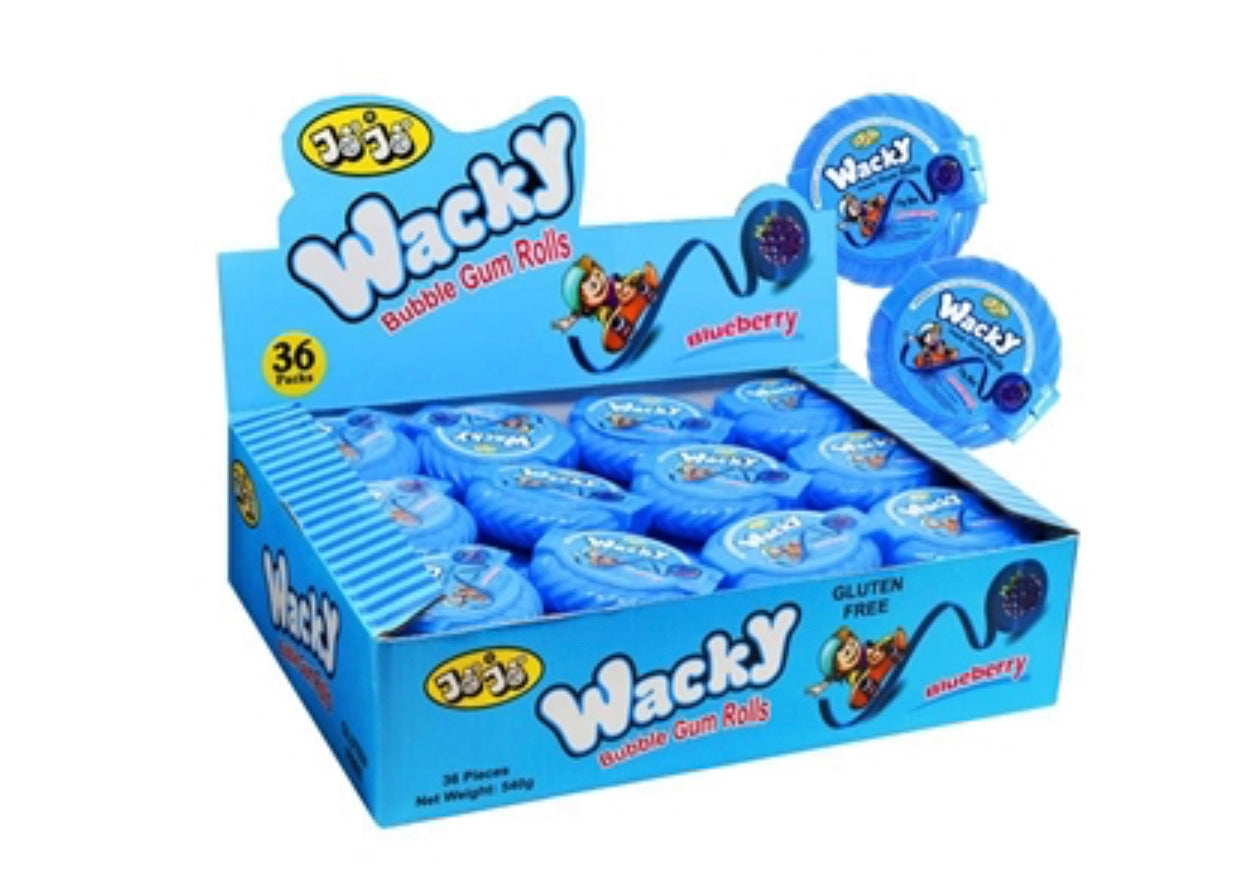 Wacky BlueBerry Gum 15g Gluten Free