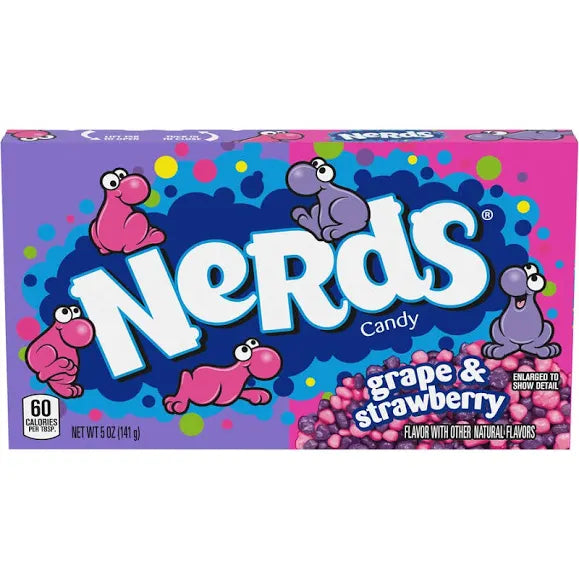 Nerds Grape and Strawberry Box 141.7g