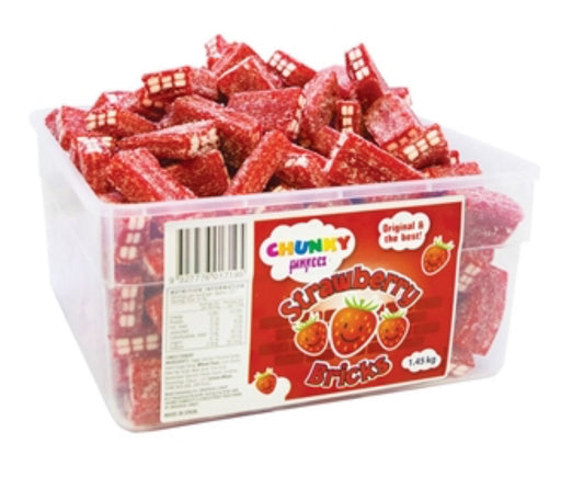 Chunky Strawberry Bricks