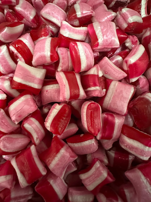 Strawberry and cream boiled sweets 95g to 1kg